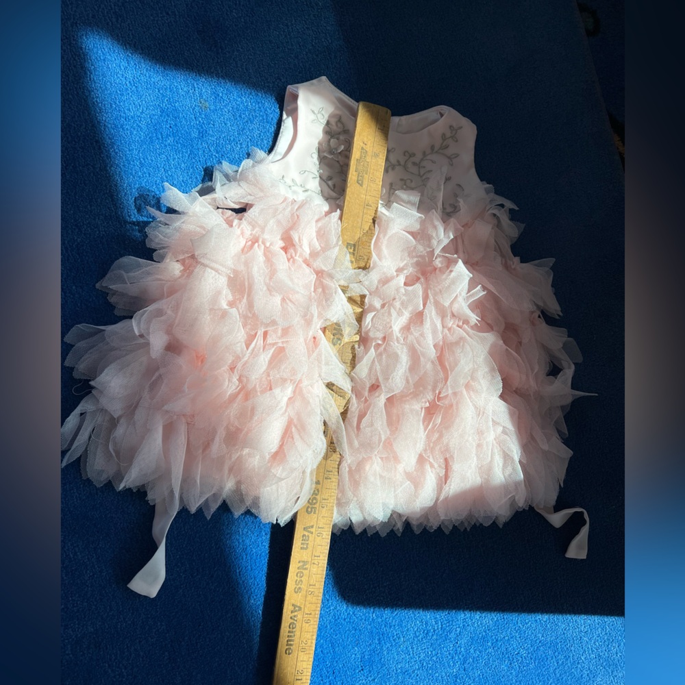 Biscotti Pink Ruffled Baby Dress